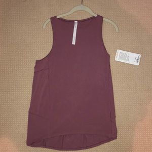 Never worn NWT lululemon Back in Action tank